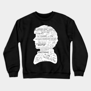 Sherlock Holmes · BBC tv show sherlock Black Crewneck Sweatshirt